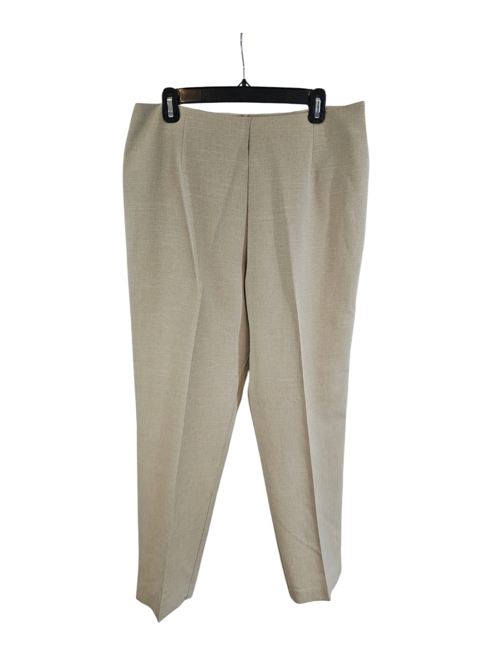 Lois Snyder Dani Max Size 16 Beige Women's Two-Piece Pant Suit Jacket & Trousers - Picture 5 of 7